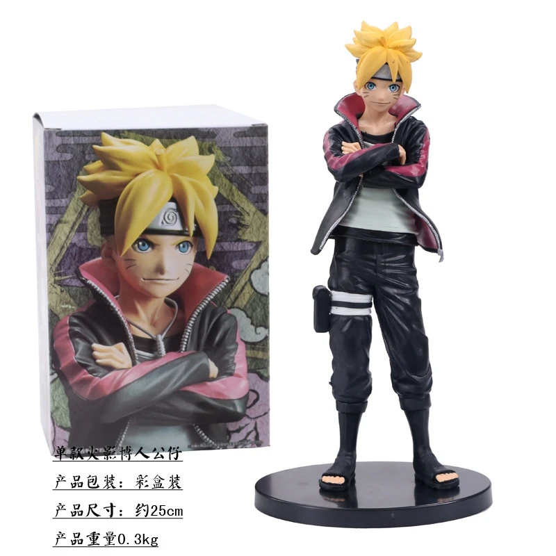 24cm Figurka anime NARUTO BORUTO THE MOVIE Figurka Uzumaki Boruto Figurka akcji PVC Kolekcja Model Zabawka Dekoracja pulpitu Prezent