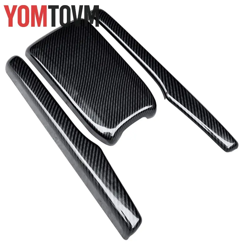 

Центральный подлокотник из углеродного волокна, декоративная панель, накладка для Honda Civic 2016-2021