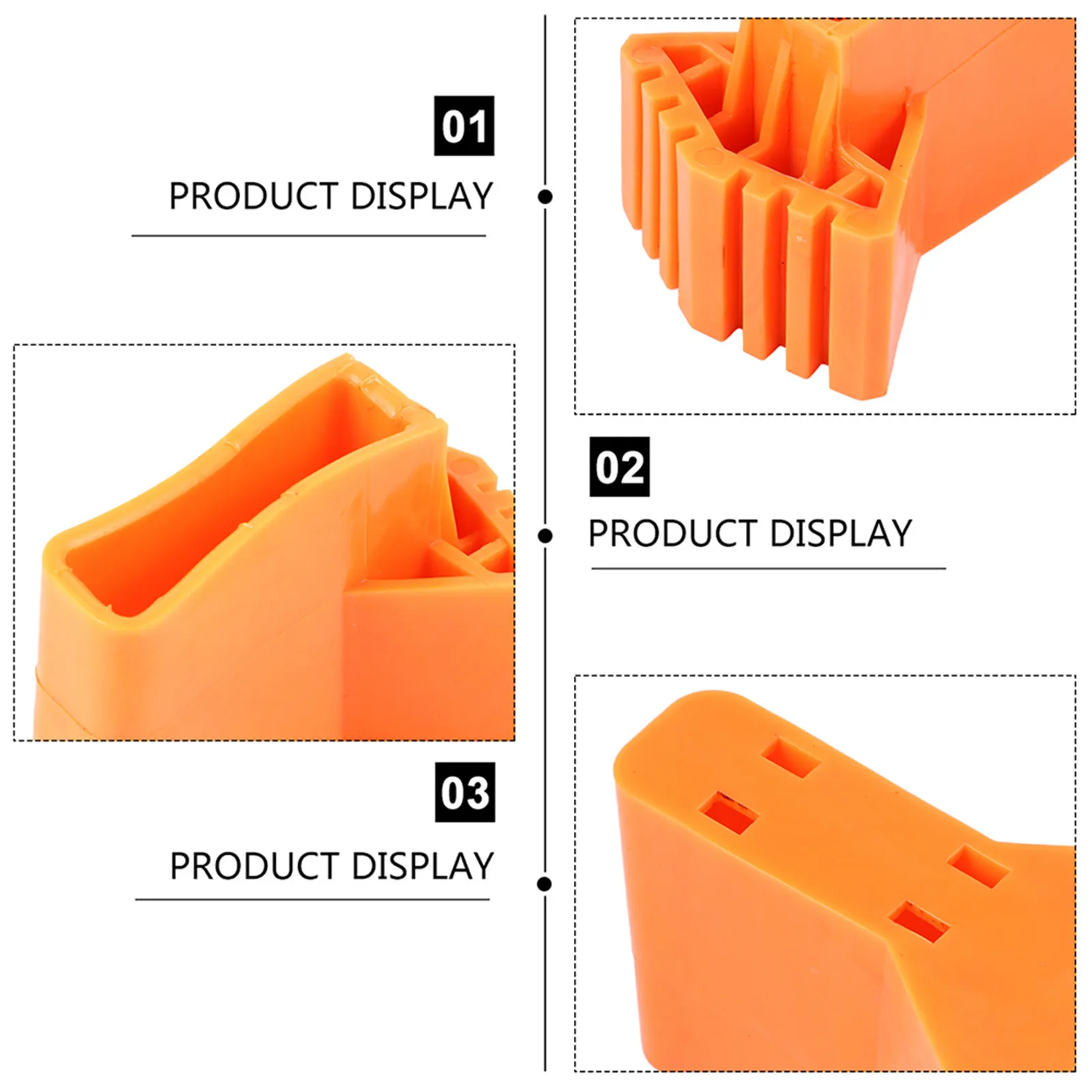 2Pcs Folding Ladder Feet Protective Pad High Grip Non-Slip Design for Enhanced Stability Ladder Legs Wear Resistance