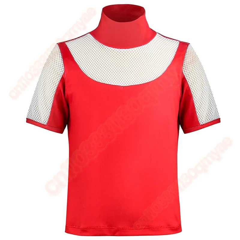 2025 tv zumbis cosplay addison saia superior vermelha ternos de carnaval de halloween para mulheres adulto festa disfarce roleplay traje roupas