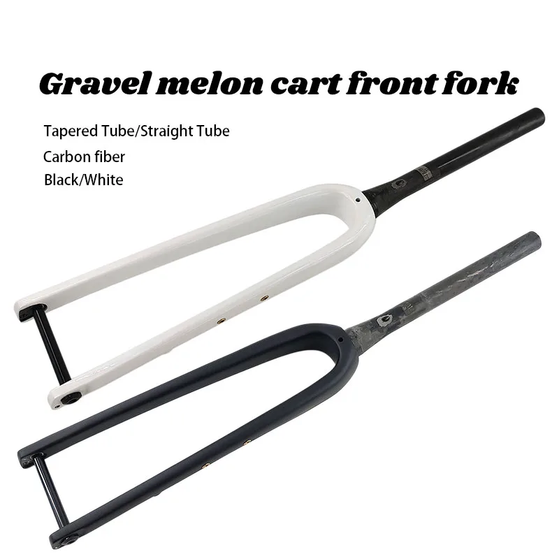 

Full Carbon Fiber Rigid Bike Fork Full Internal Cable Routing Thru-Axle Tapered Steerer Tube Bicycle Fork