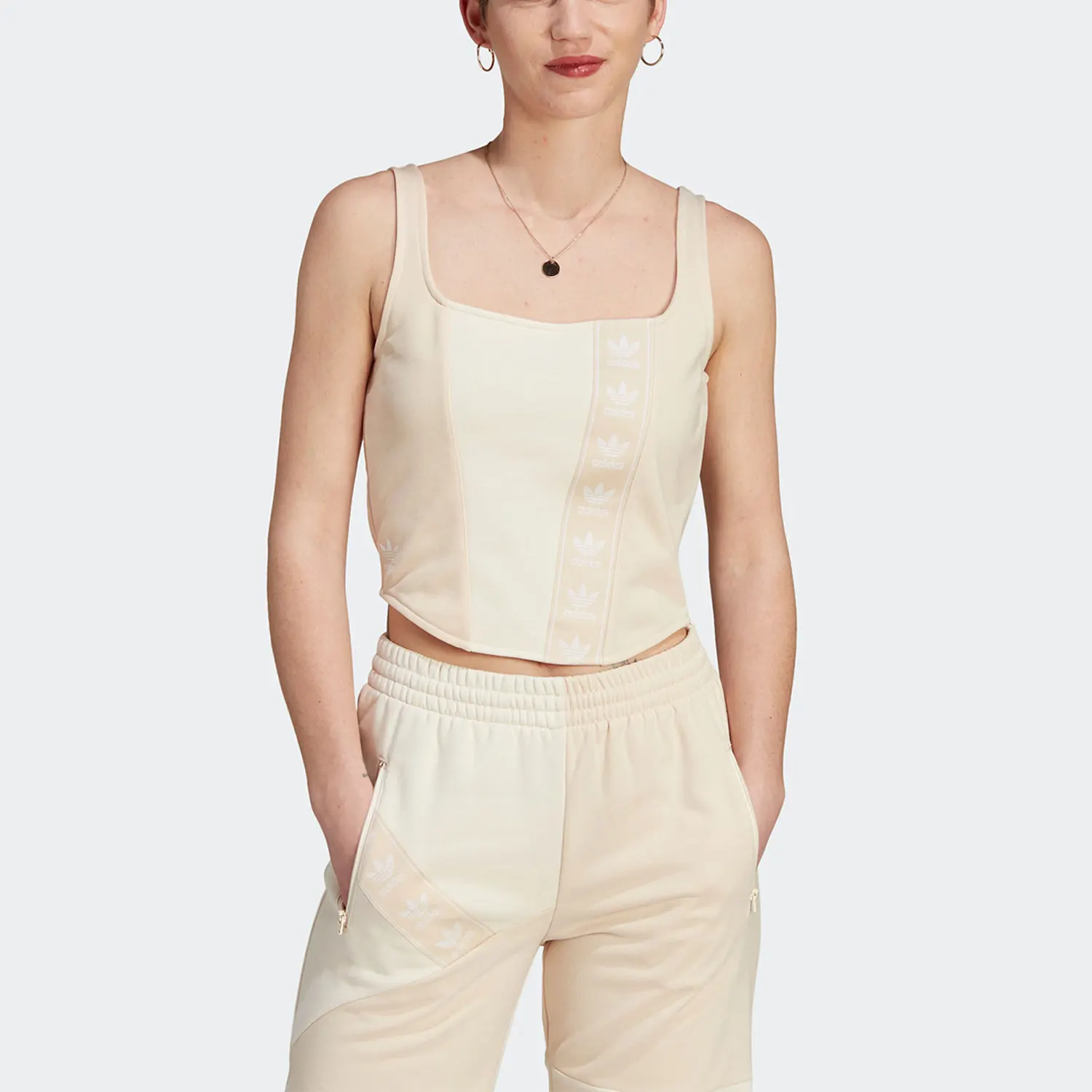 

Женский повседневный дышащий спортивный жилет Adidas Originals Trefoil New Season IB5745