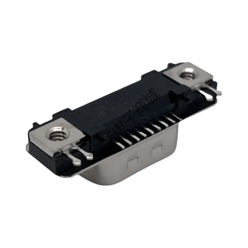 DT10176-H7R0-9F DB9 male and female ultra-thin serial port socket without screws, 9PIN male D-SUB 90 degree bent pin connector