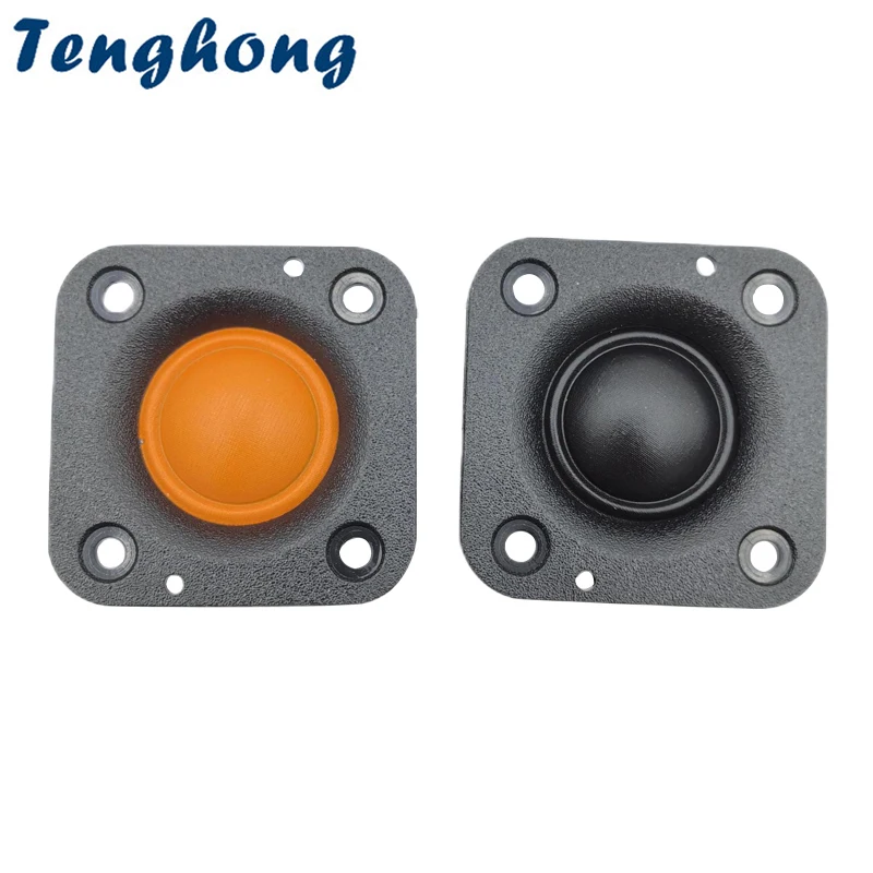

Tenghong 2pcs 48MM Dome Tweeter Speaker 4 Ohm 20W Audio Ultrathin HIFI Membrane Titanium Film Treble Loudspeaker Home Theater