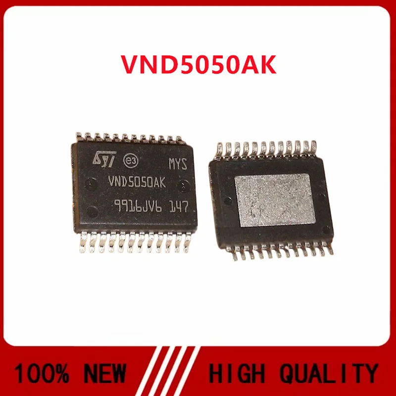 2PCS/LOT VND5050AK VND5050AK-E VND5050AKTR-E VNQ5050AK SSOP24 Integrated circuit IC chip