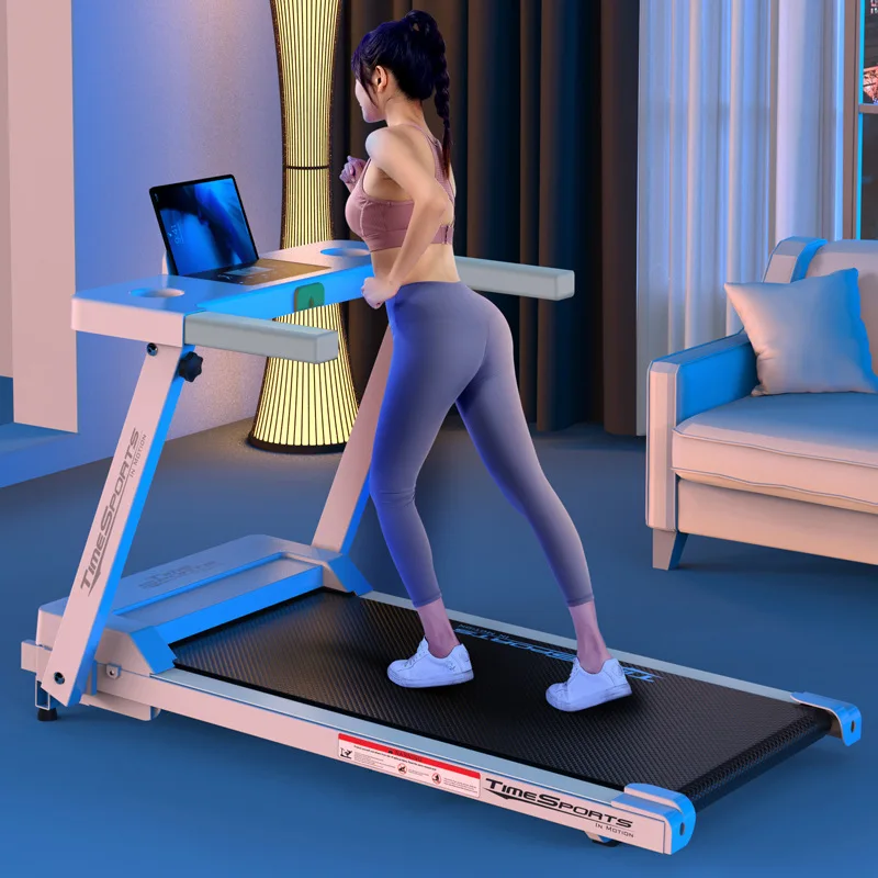 New Home Multi-functional Foldable Treadmill Fashion LED Large Screen Display Walking Machine