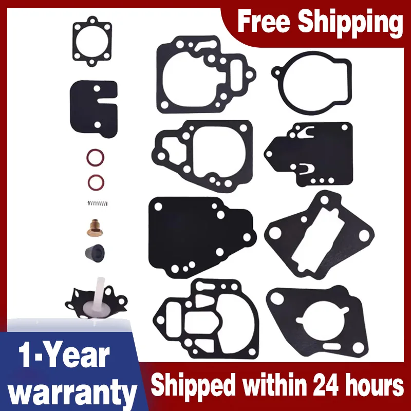 1395-811357   1395-9761-1 FOR Mercury Mariner 6HP 8HP 9.9HP 10HP 15HP 20HP 25HP With Carburetor Repair Kit 1395-9725