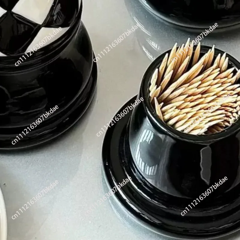 British style chess toothpick holder creative chess piece shape tableware storage