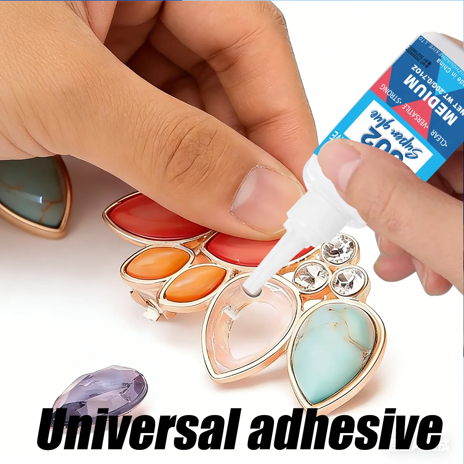 Hot Sell 1-10 PCs 502 Instant Super Quick-drying glue Multipurpose Cyanoacrylate leather, rubber, wood and Metal glue Liquid Strong Insta Glue Tool Includes 20 g Precision Dispenser - view 3