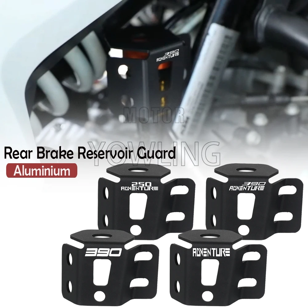 

Motorcycle Rear Brake Fluid Reservoir Cover Guard Protector For 390 Adventure / X/S 250 Adventure 2019-2026 390Duke 2019-2023