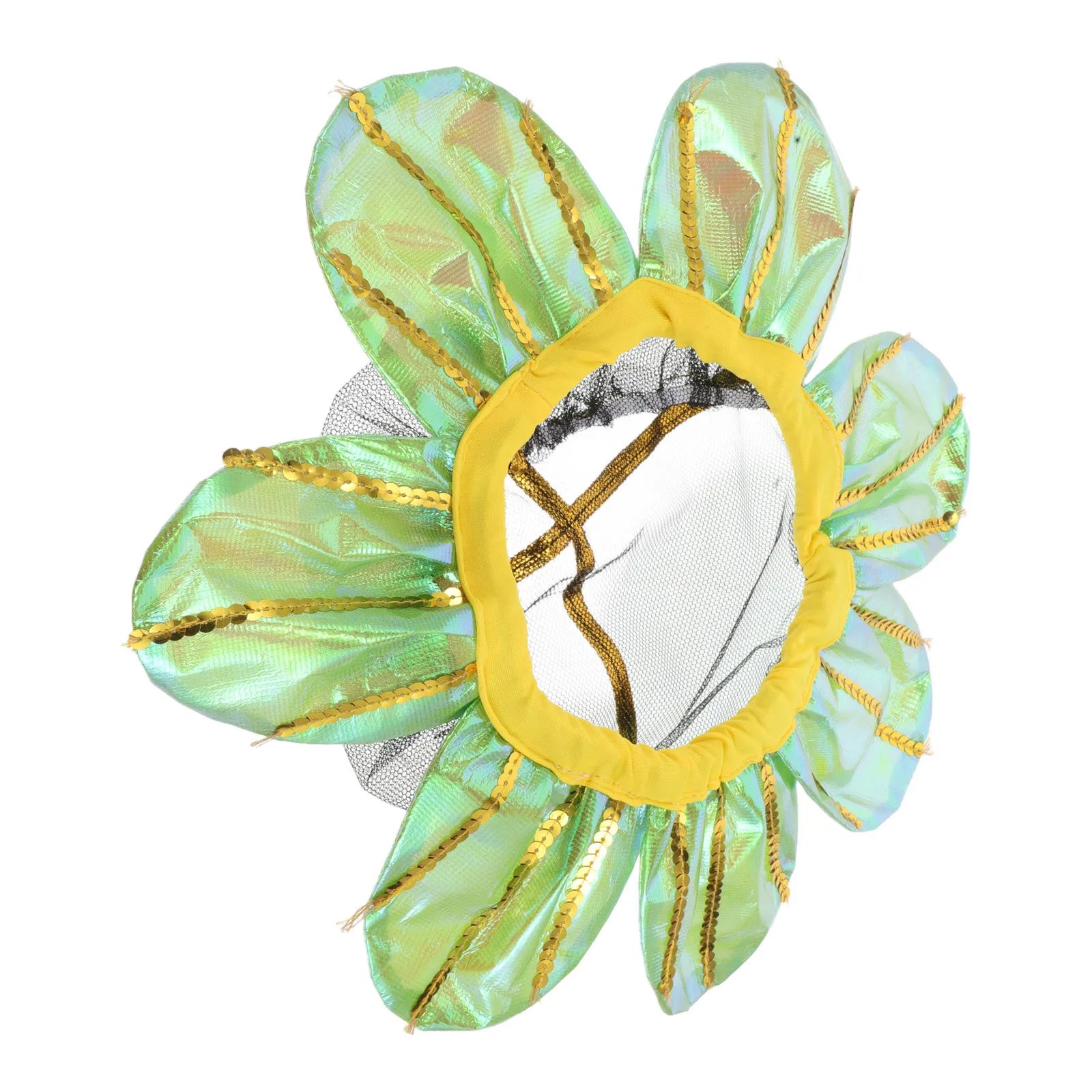 Sunflower Headgear for Children Adorable Flower Costume Accessory Lightweight Soft Fit Perfect for Kindergarten Sports Meet