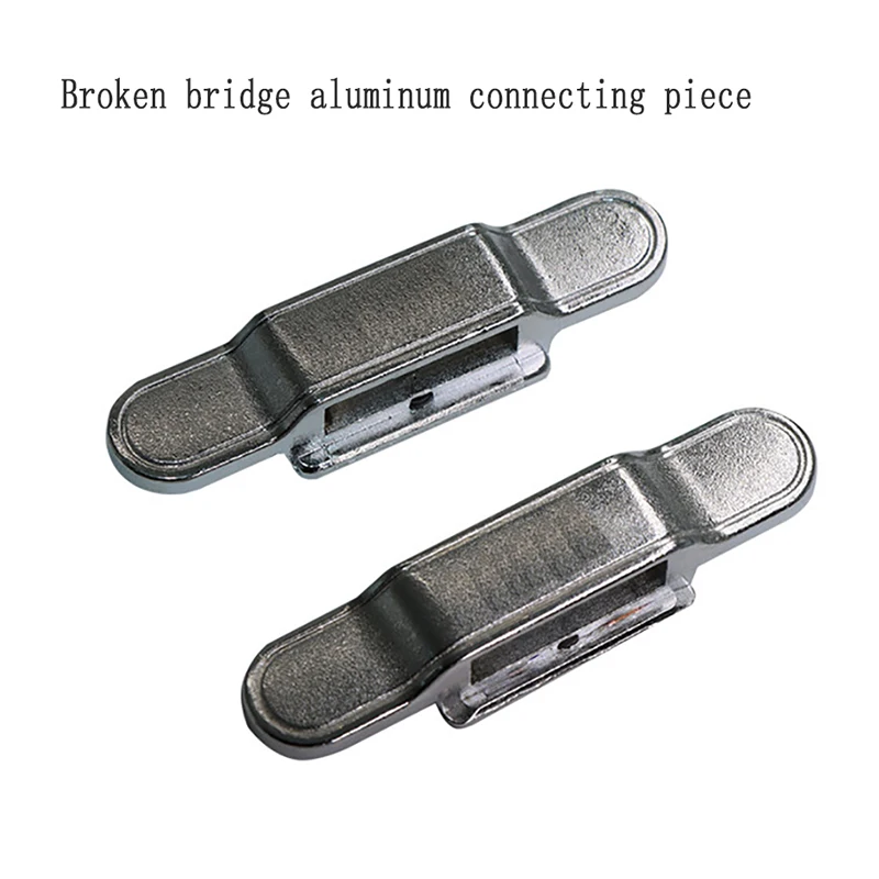 2PCS Broken Bridge Aluminum Connectors Aluminum Alloy Hardware Fittings Casement Doors And Windows Upper And Lower Connections