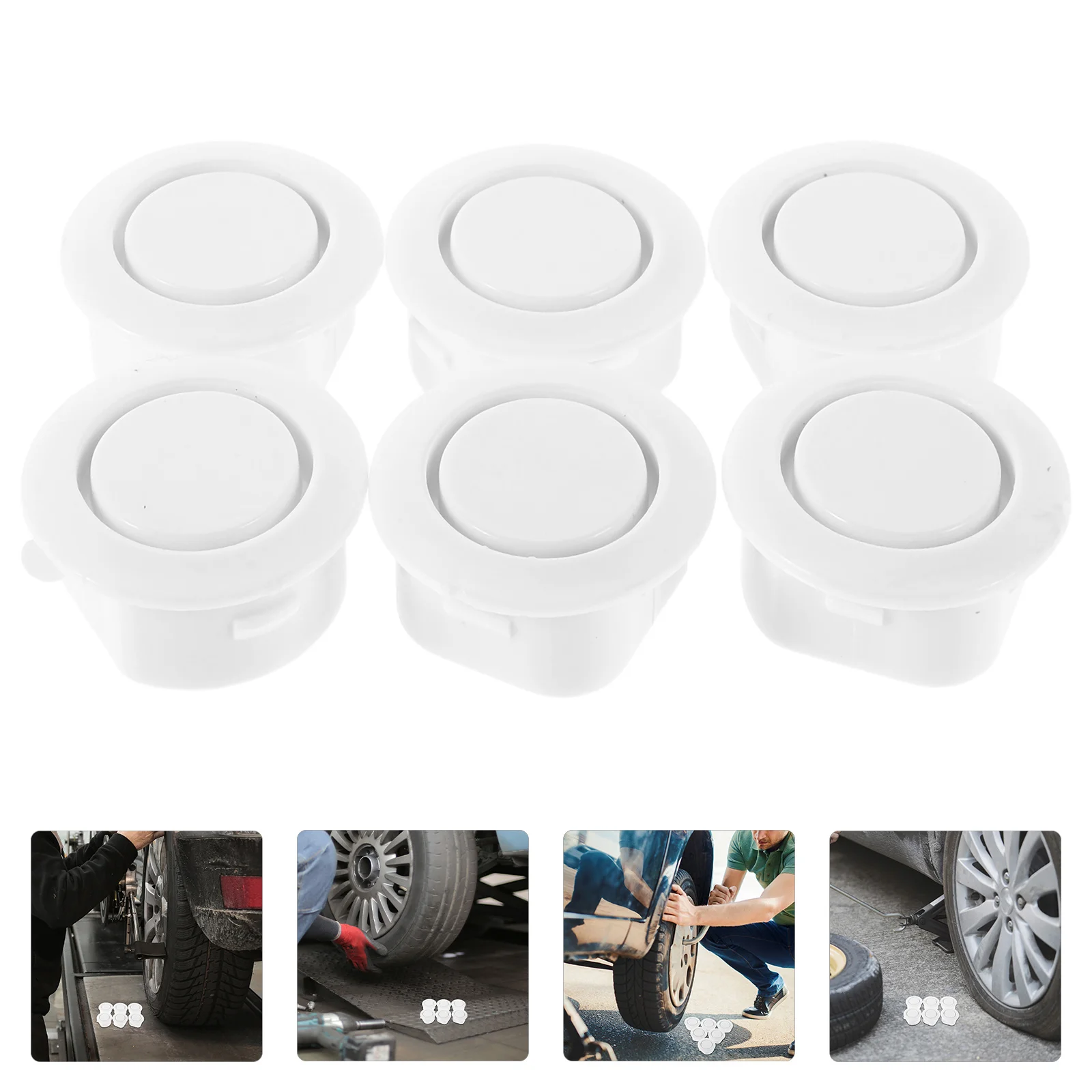 

20Pcs Universal Auto Bumper Hole Covers Smooth Finish Durable Material Easy Installation Car Rear Bumper Plug Car Hole Cover