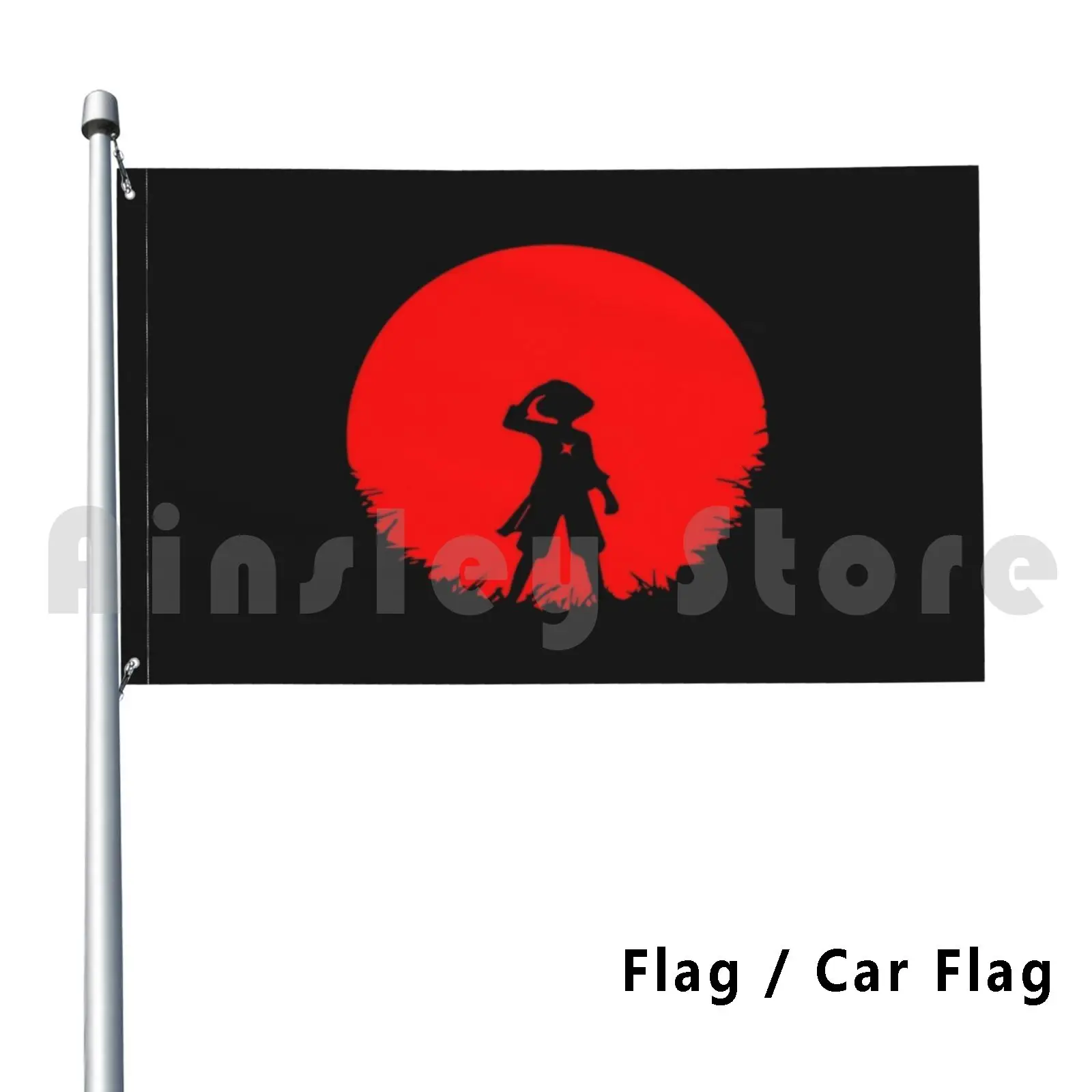 Monkey D Luffy Flag Car Flag Funny Monkey D Luffy Anime Manga Japan Red Sun Hat