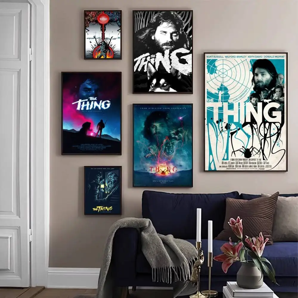 

Classic Horror Movie The Thing Poster Good Quality Prints and Posters Vintage Room Bar Cafe Decor Home Decor