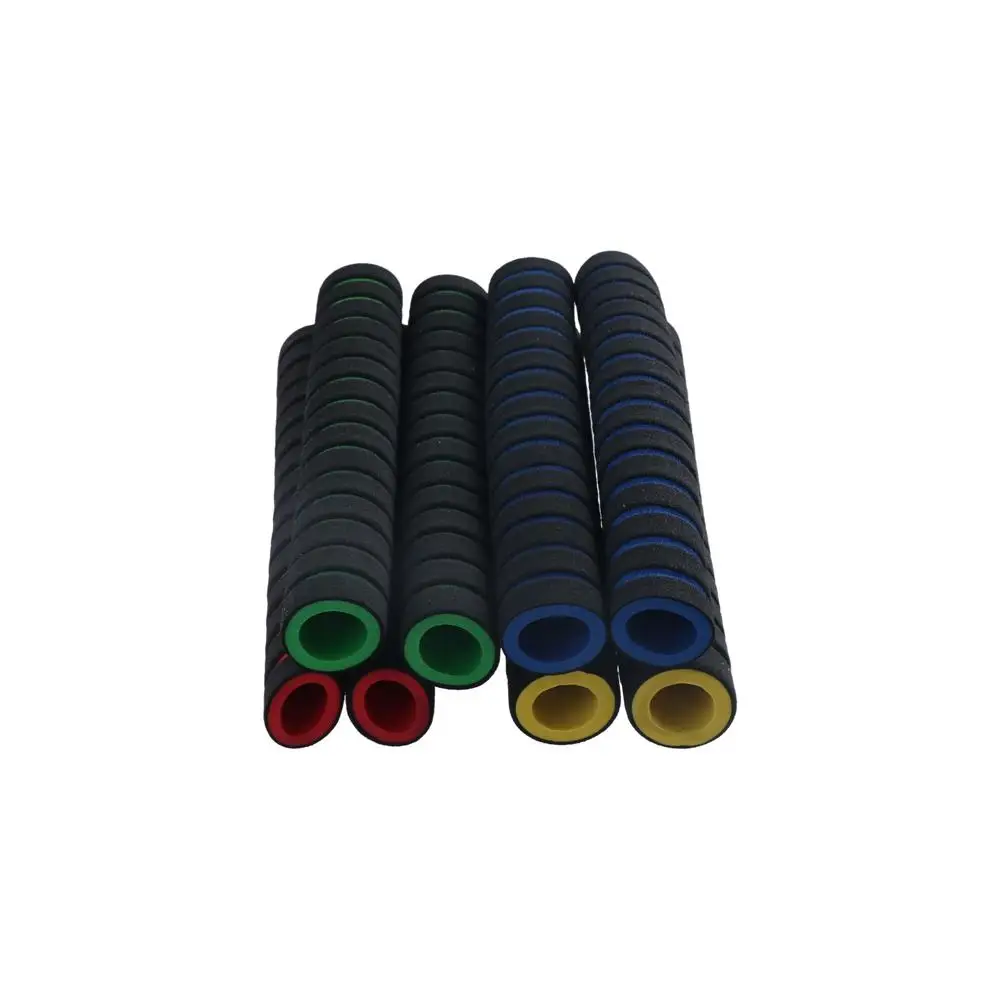 

Пара гоночных нескользящих накладок на руль, поролоновые ручки для мотоцикла и велосипеда, 22 см, длинные велосипедные ручки