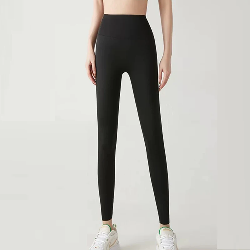 Hohe Taille, Hüftheben, Yogahose, Damen, Sport-Fitnesshose mit Taschen, Nude Feel Fitness-Ausrüstung – Detail 5