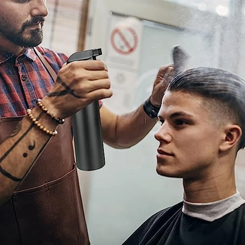 Paket 4 Botol Semprot Botol Semprot Penata Rambut Botol Semprot Tanaman 500 Ml untuk Rambut, Membersihkan