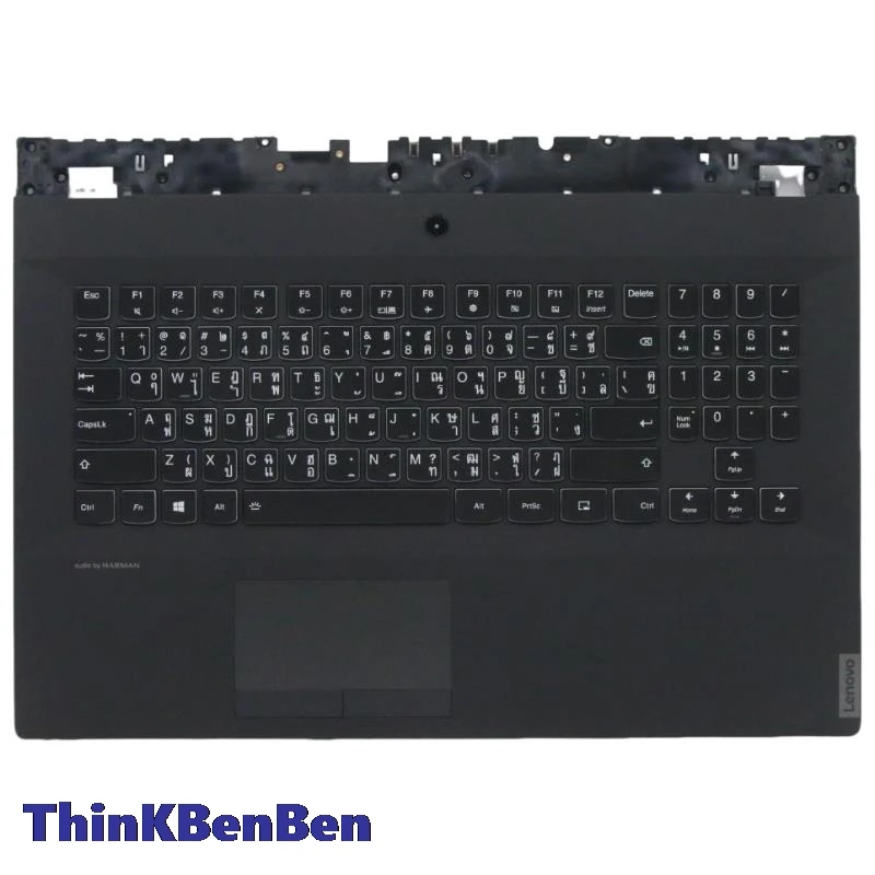 

TH Thai Black Keyboard Upper Case Palmrest Shell Cover For Lenovo Legion Y540 17 17IRH PG0 5CB0U42944