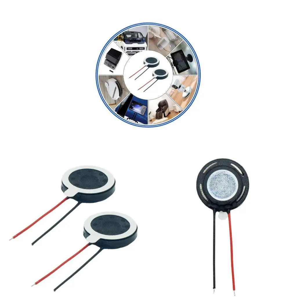 

R53C 15mm Waterproof Loudspeaker Internal Magnet Plastic Case 8Ohm 0.5Watt with Wire