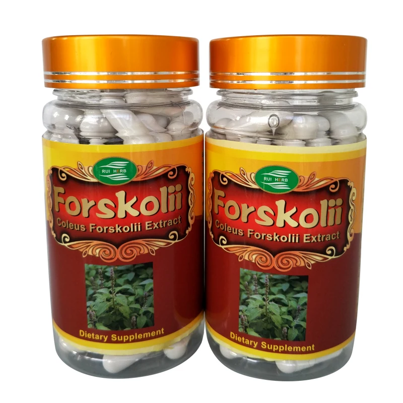 1 زجاجات كوليوس Forskohlii استخراج الجذر Forskolin 90 كبسولة