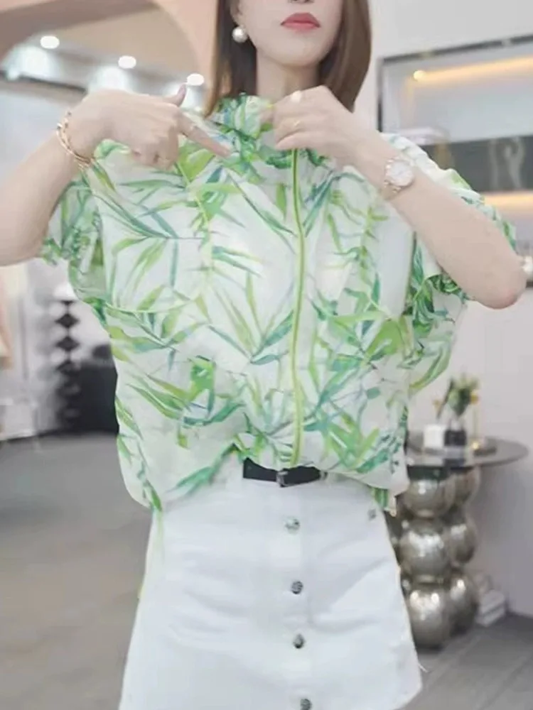 ملابس خارجية نسائية فضفاضة غير رسمية طويلة بقلنسوة وسحاب تصميم أنيق مضاد للأشعة فوق البنفسجية لخريف 2025 Sle Ele ملابس خارجية مضادة للرياح