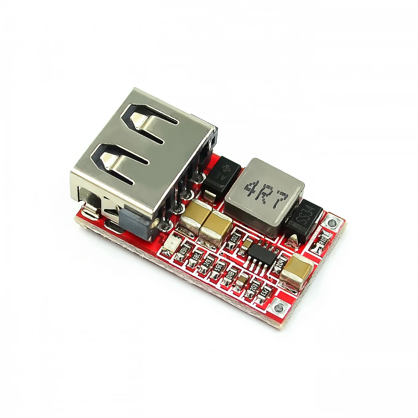 DC 6-20V 12V/24v do 5V ładowarka wyjściowa USB moduł obniżanie mocy Mini DC-DC moduł Boost przetwornica regulowanej mocy