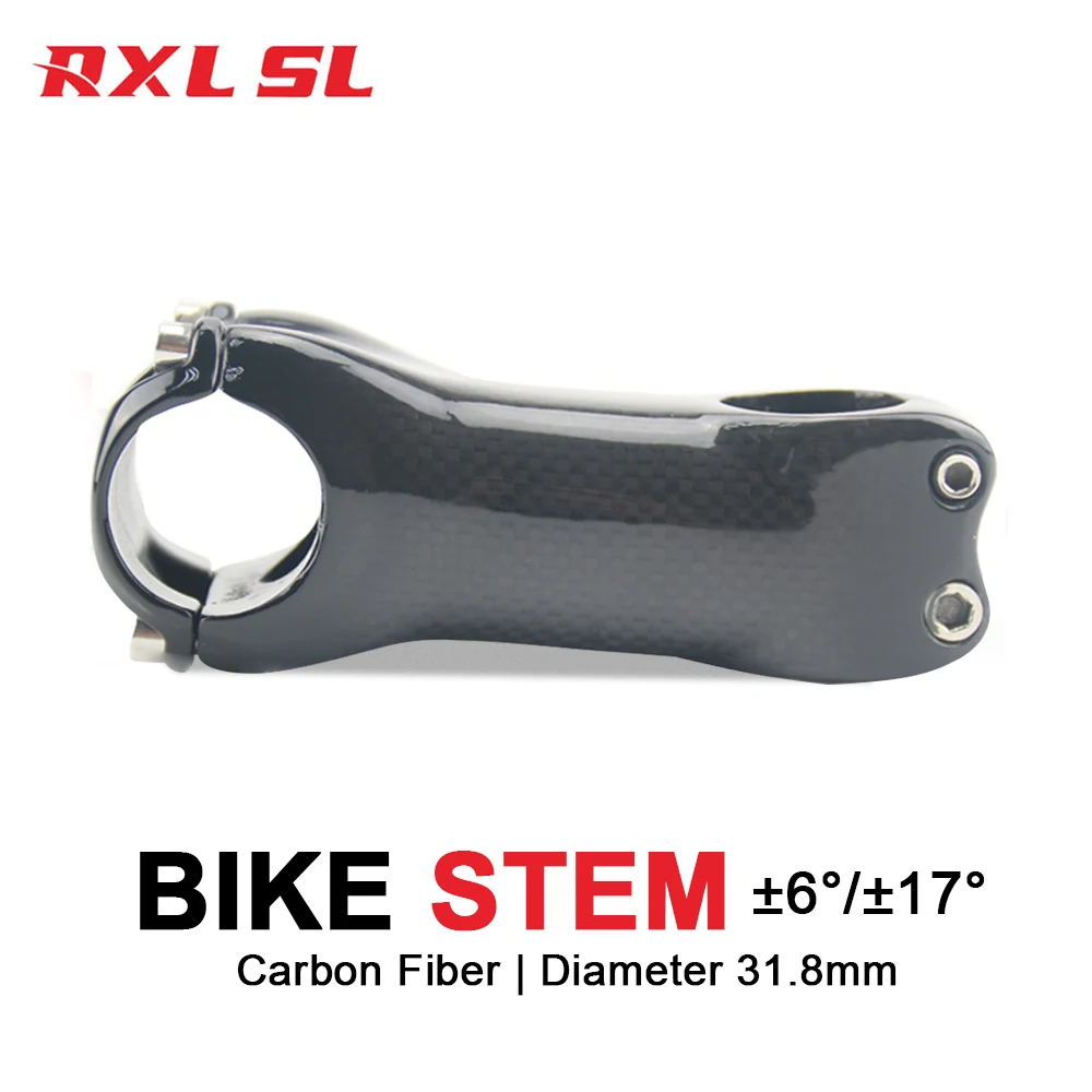 

RXL SL Carbon 31,8 MTB дорожные выносы руля 6/17 градусов вынос горного велосипеда 60/70/80/90/100/110/120/130 мм аксессуары для велосипеда