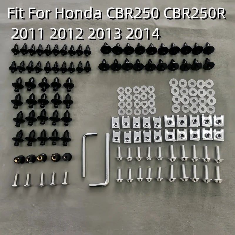 Fairing Bodywork Kit Bolts Screws Fit For Honda CBR250 CBR250R 2011 2012 2013 2014