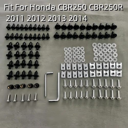 Imagen 1 del producto Kit de carrocería de carenado, tornillos para Honda CBR250, CBR250R, 2011, 2012, 2013, 2014