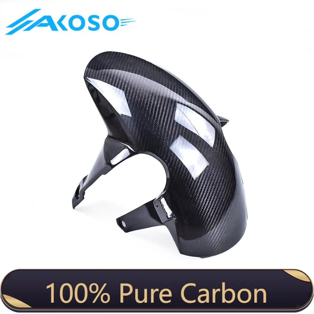 100% Dry Carbon Fiber Motorcycle Front Fender Hugger Mudguard For HONDA CBR650R CB650R 2019 2020 2021 2022 2023
