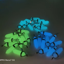 Wholesale 24pcs/lot fashion luminous stone pillar shape point charms pendants for jewelry Accessories making free shipping