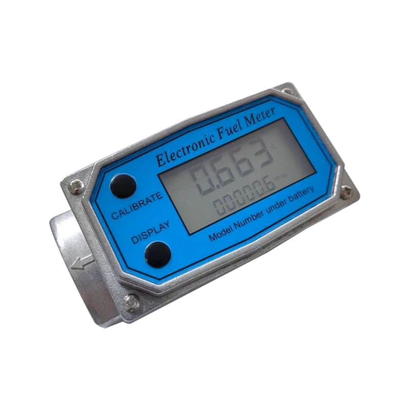 

1 Piece Flow Meter 1Inches Turbine Flow Meter & Digital Meter In Industry-Grade Blue