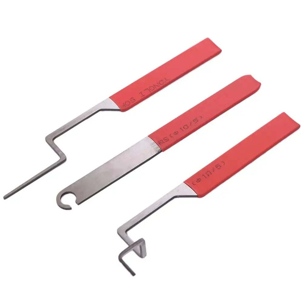 أداة فتح النوافذ المدمجة غير القابلة للانزلاق، مجموعة قفل مريحة، مفاتيح مفتوحة للباب من الفولاذ المقاوم للصدأ الاحترافية #5