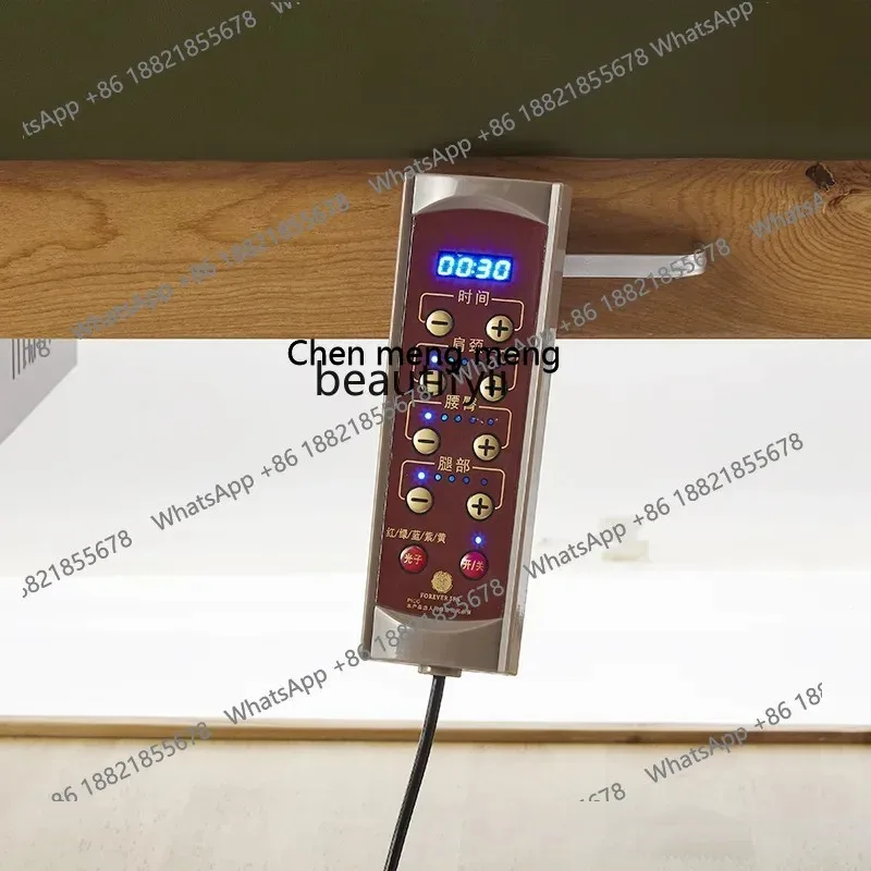 ss8617 Chinese Style Facial Bed Simple Moxibustion Physiotherapy Bed for Beauty Salons Solid Wood Blind Massage Massage Couch