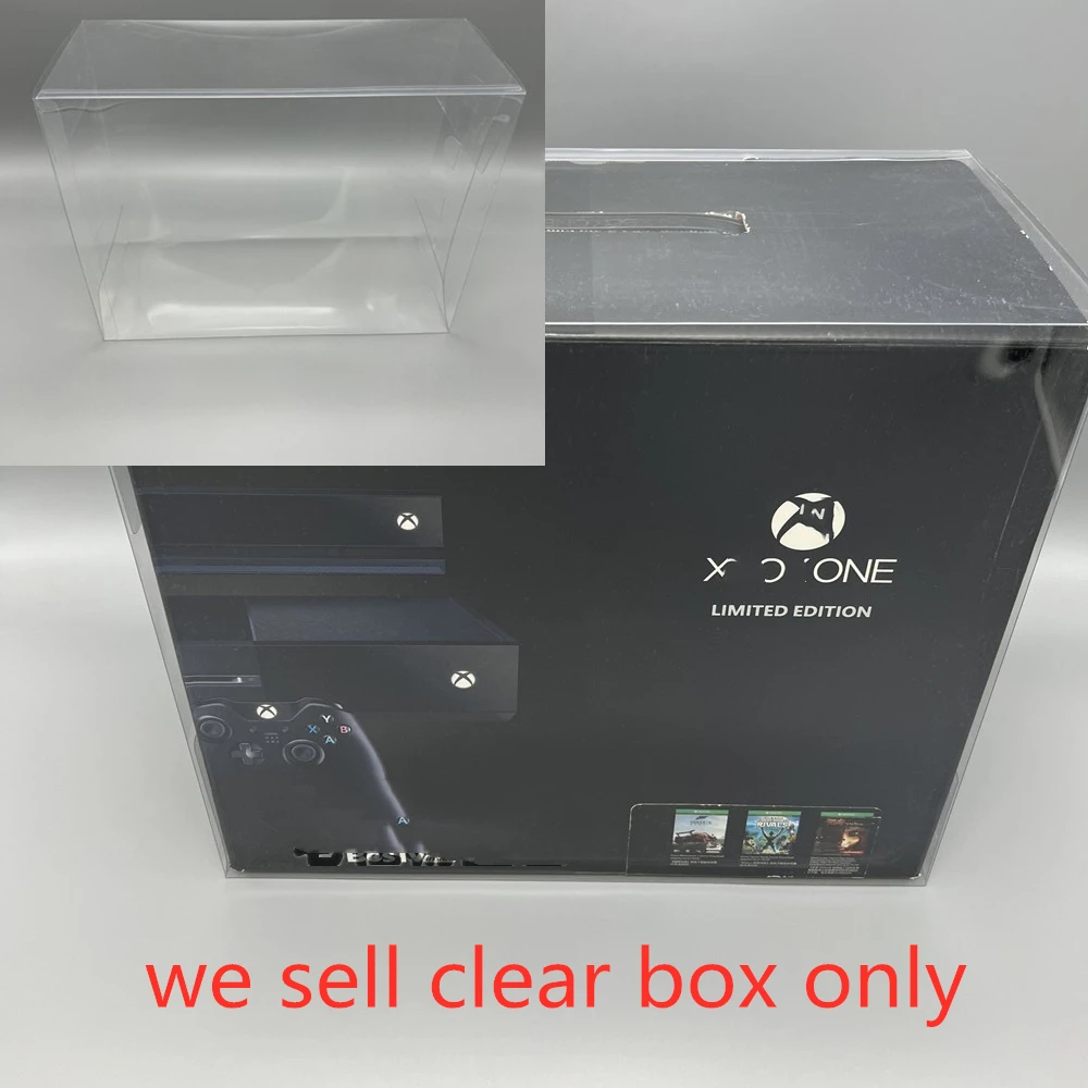 

Защитная коробка для домашних животных для Xbox One Ограниченная серия Прозрачные Соберите коробки для Microsoft XONE XB-ONE Shell Прозрачный чехол для дисплея