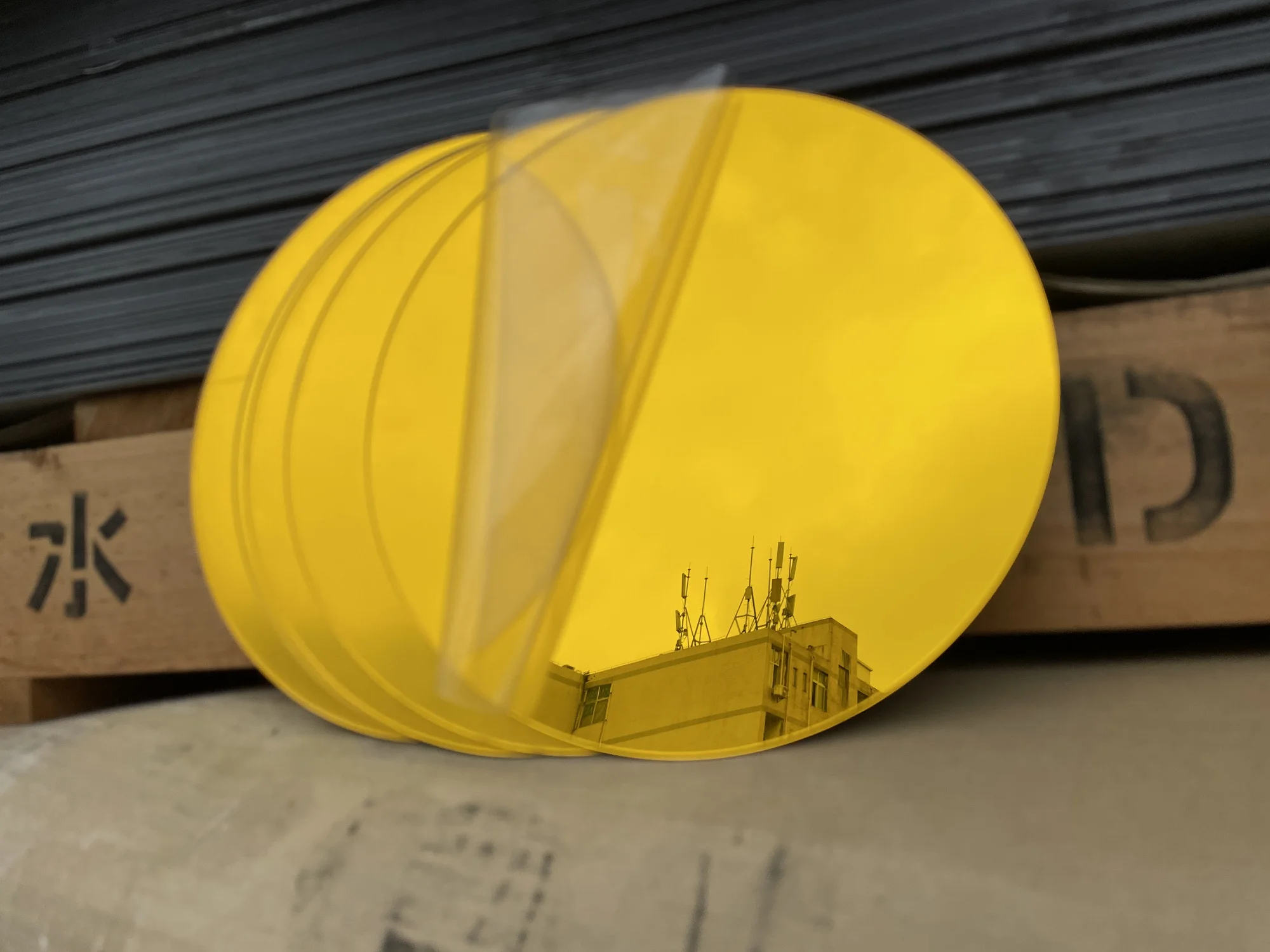 جولة 200*1.6 مللي متر الذهب الداكن ورقة مرآة أكريليك غير ضارة ل قاعدة أكواب الزفاف عرض صور الدعائم المنزل فندق جدار ديكور ذاتي الصنع صينية #3