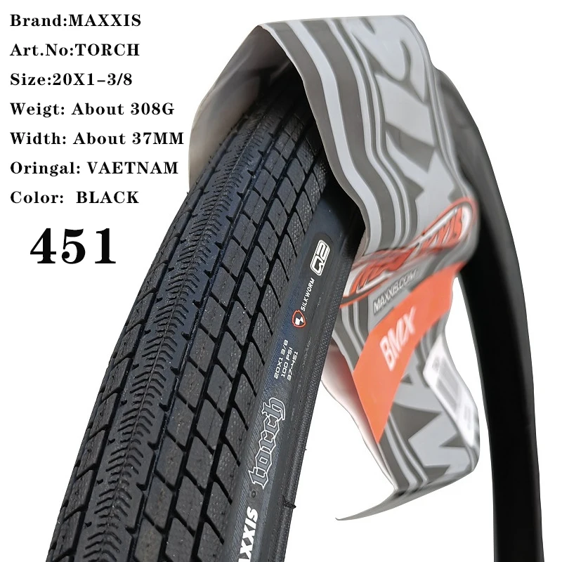 MAXXIS DETONATOR GRIFTER TORCH  WIRE   BICYCLE TIRE OF BMX 451 406  20 INCH Bicycle Tire