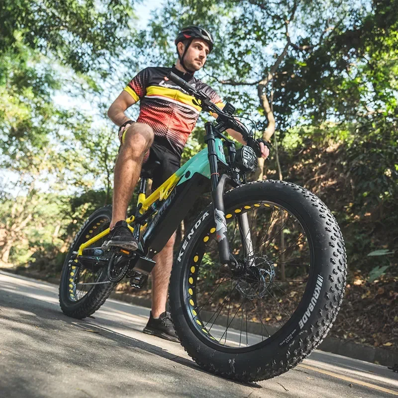 Bicicleta elétrica SAT com bateria de lítio Samsung, RV800, 48V, 20Ah, 750W, motor BAFANG, 26x4,0 polegadas, pneu gordo, 150km