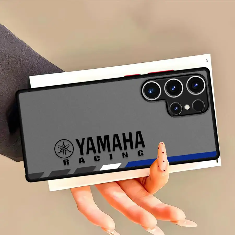 عودة غطاء الهاتف حقيبة لهاتف سامسونج غالاكسي S9 S24 FE S21 S22 زائد S20 S10 S23 الترا S25 حافة دراجة نارية Y-YamAha-S