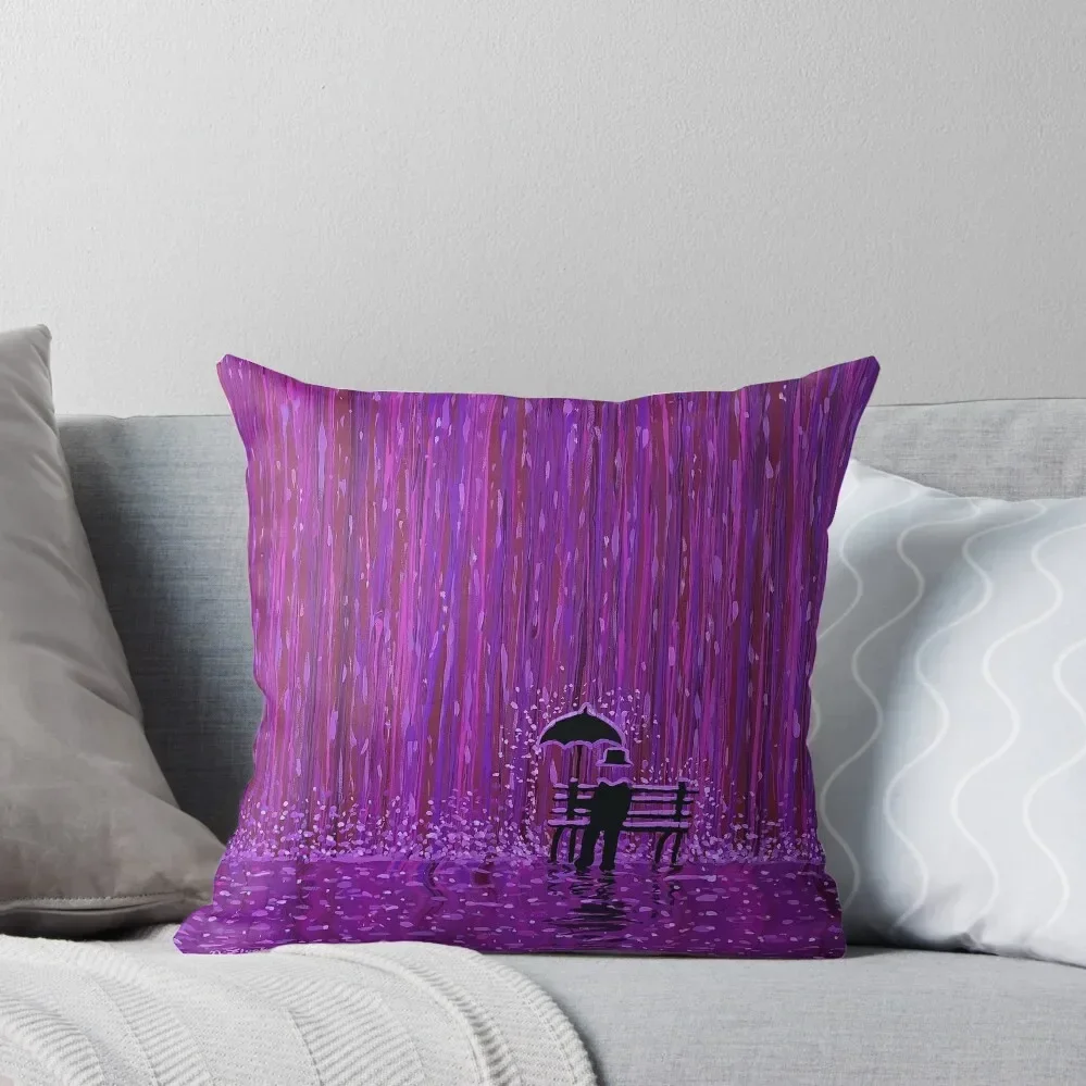 Purple Rain Throw Pillow Pillowcases Bed Cushions pillow pillowcase Pillow Cover