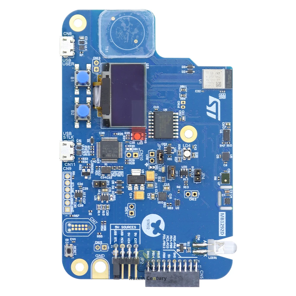 FOR ST STM32WB5MM-DK Board STM32WB5MMG Dual Core Cortex-M4 M0+ 64MHz BLE 5.2 Zigbee Thread 2.4GHz RF