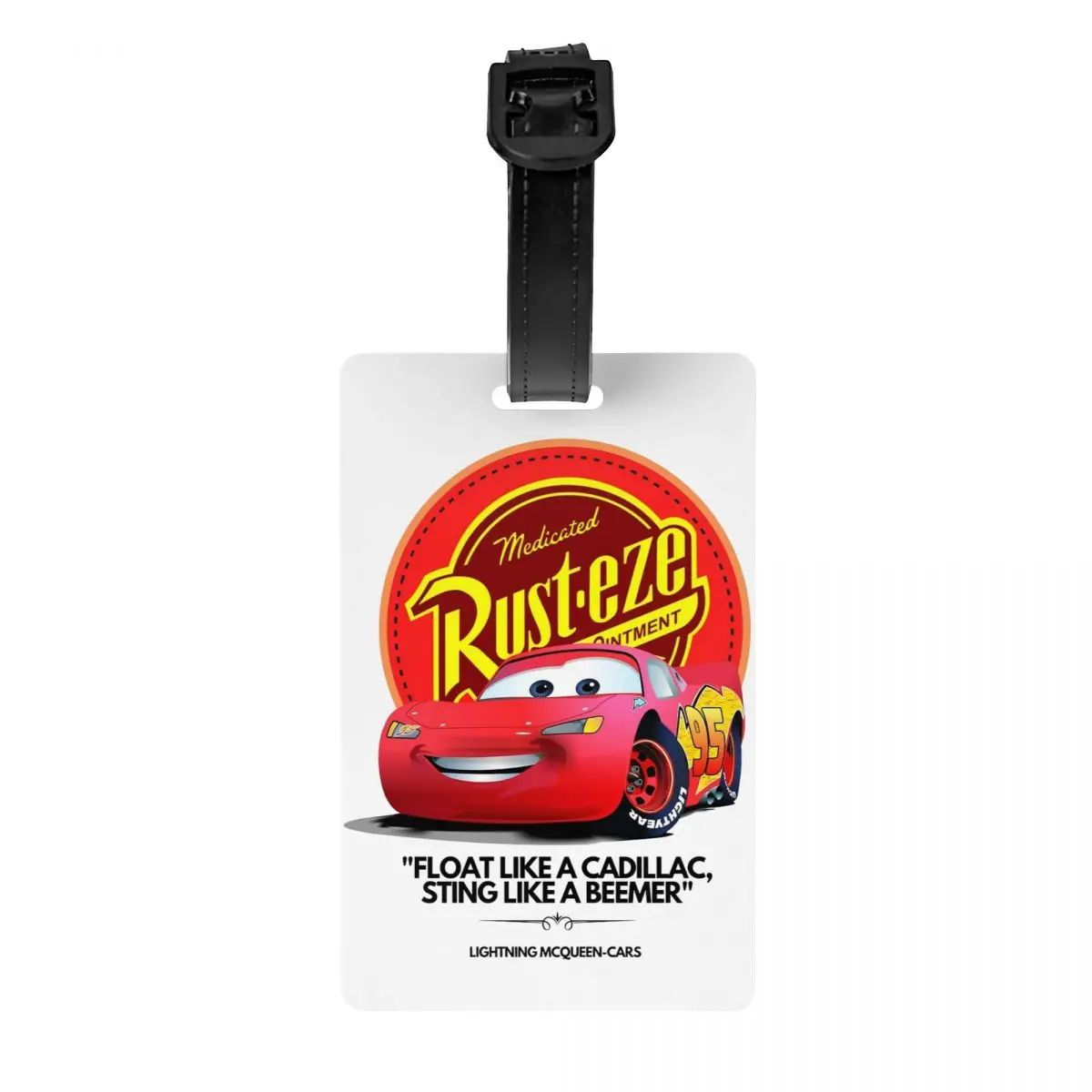 Luggage Tag Lightning Mcqueen Cars Galaxy Holder Tags Name ID Address Luggage Bag Case Tags for Women Baggage Name Tags Gifts