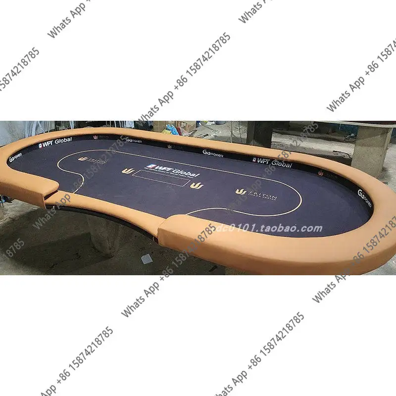 Professional Texas Hold'em Table Legendary De Pu Table Competitive Poker Factory Direct Chess and Card Chip Table