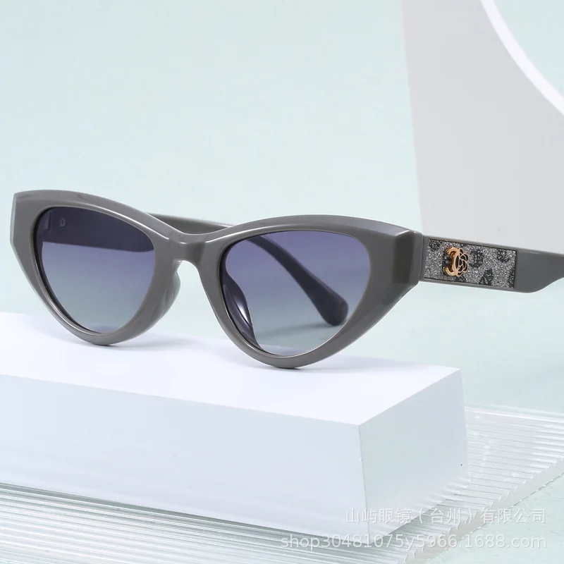

New Fashion Vintage Cat Eye Small Frame Polarized Sunglasses for Women UV Protection Designer Hot Sale Versatile​