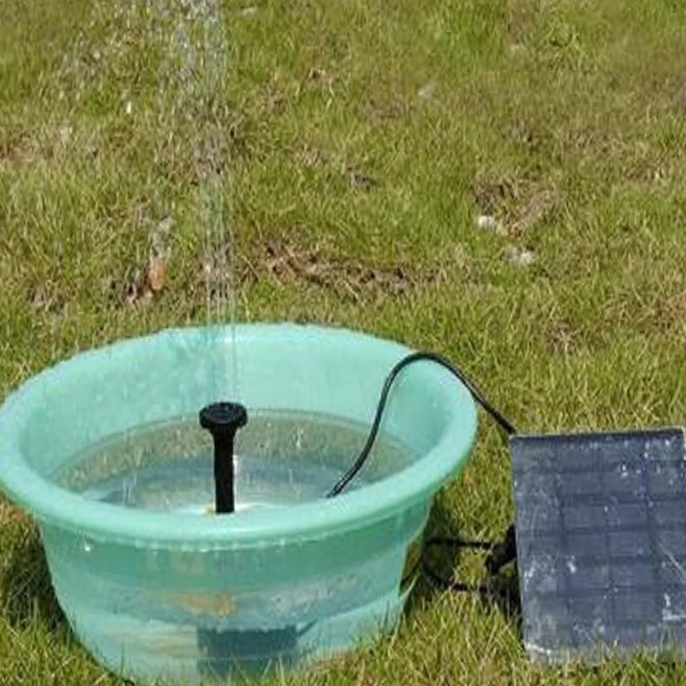 Zasilana energią słoneczną pompa wodna Solar Fountain Pond Pump Kit Solar Water Pump Zestaw do kąpieli dla ptaków Ponds Garden Fish Tank