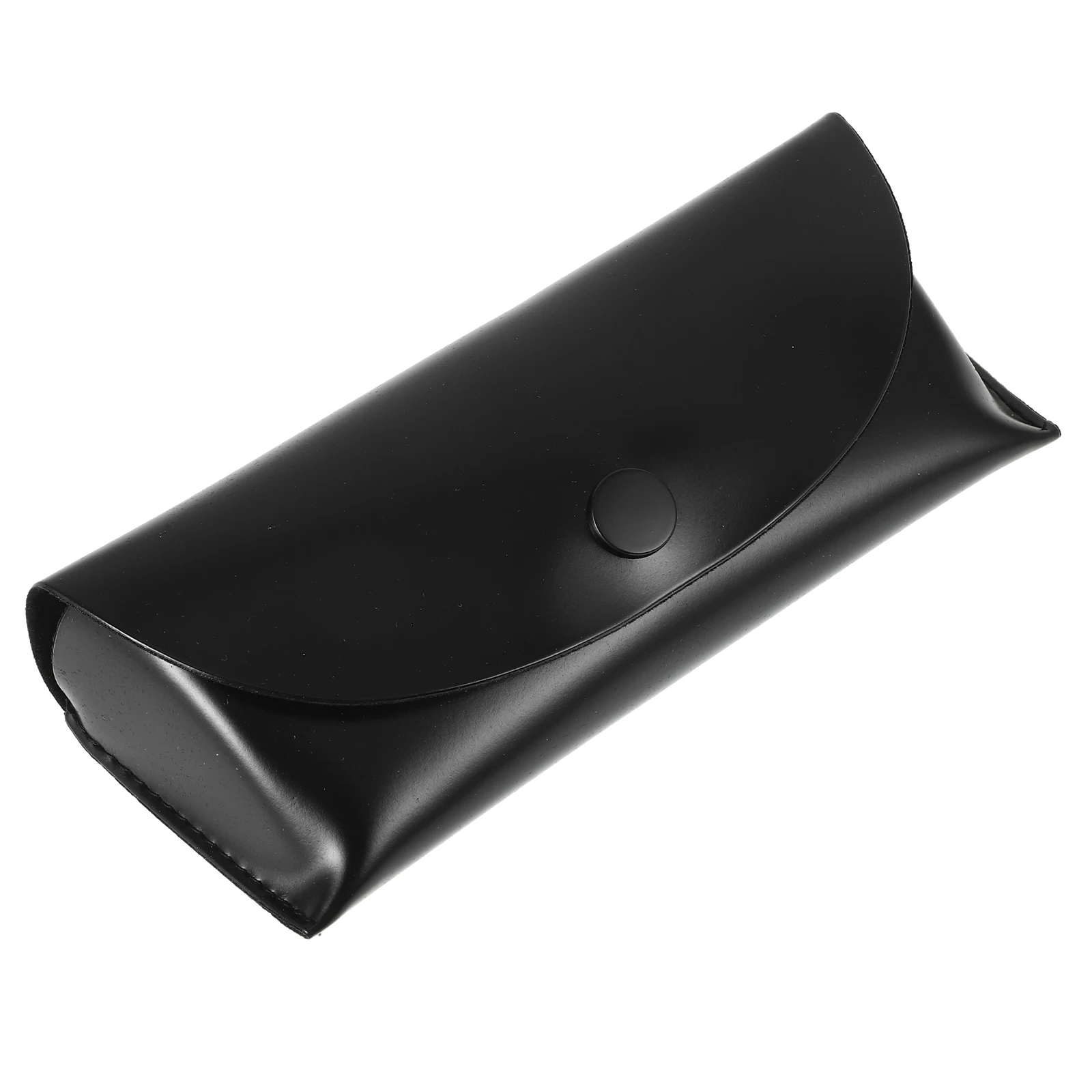 

Glossy Glasses Case Black PU Large Capacity Dust Resistant Sunglasses Eyewear Storage Box Women Men Travel Hiking Cases