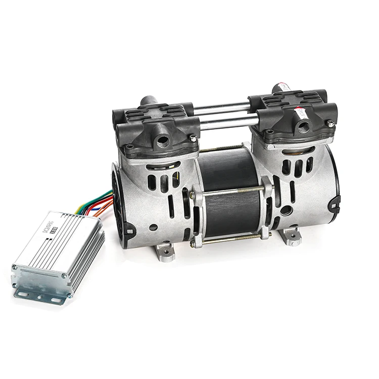 

12V DC Oil-Free Air Compressor Double Cylinder Brushless Compressor Motor Robot Disinfection Used Condition Core Engine