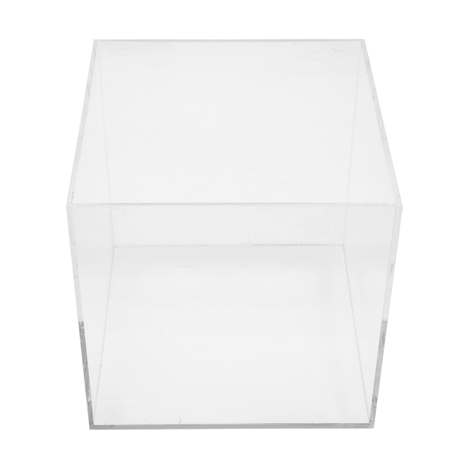 

Acrylic Coffee Box Storage Container Clear Lid Organizer for Desktop Tea Bags Cotton Swabs Compact Lightweight Dustproof