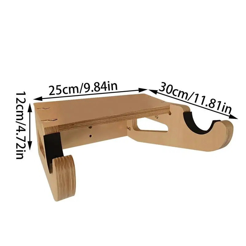 Bike Wall Mount Flexible Portable Wooden Bike Hooks Indoor Bicycle Storage Mount Flexible and Anti-Scratch Bicycle Accessories